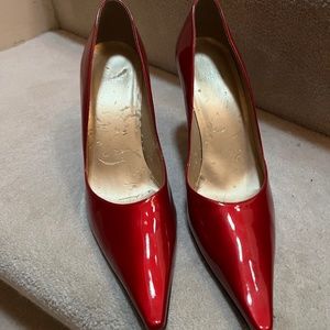 Red Patent Leather 4” heels by Stuart Weitzman